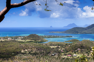 Picture 6 - A view from the top of a Hill near Saint Anna, Martinique.